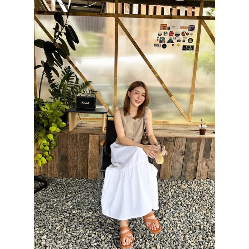 ดีไซน์และซิลูเอต Pumpkin skirt กระโปรงเลเยอร์  - รูปภาพเสริมที่ 3