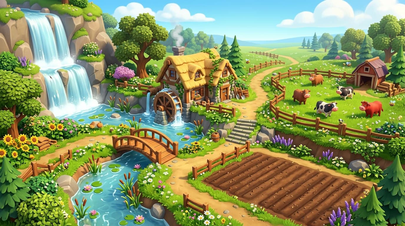 Classic Happy Farm Meadow