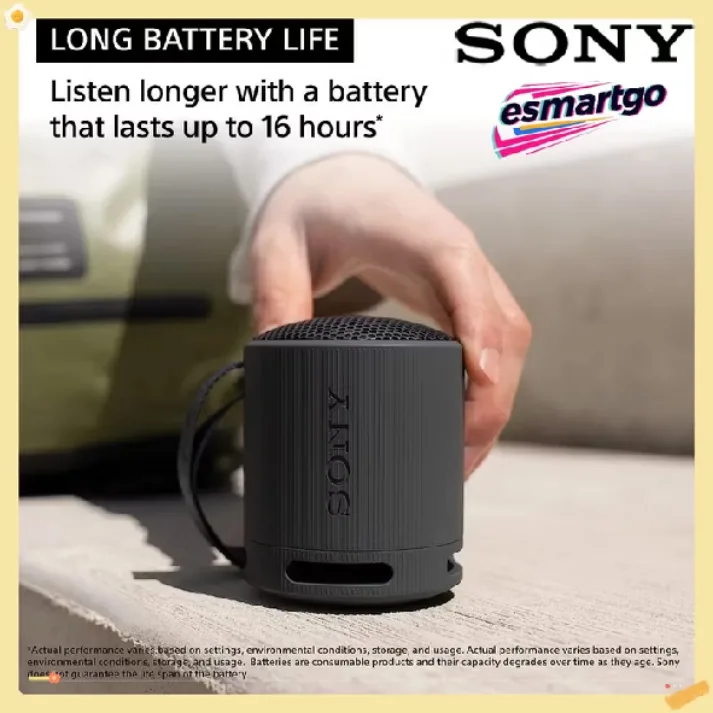 Sony ลำโพงบลูทูธพกพา รุ่น SRS-XE300 เทคโนโลยี Line-Shape Diffuser กันน้ำ IP67