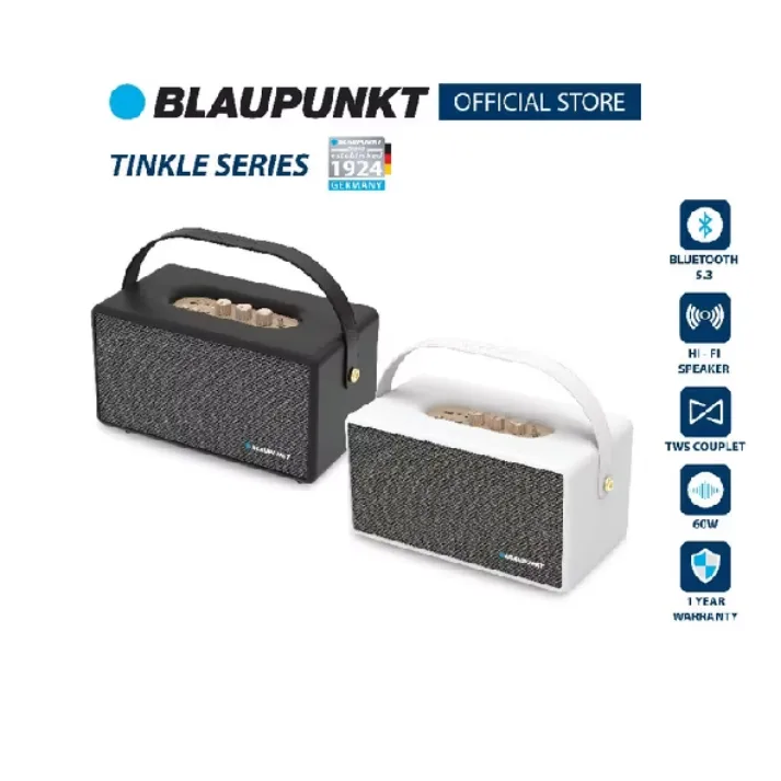BLAUPUNKT ลำโพงบลูทูธพกพา 80 วัตต์ BLUETOOTH SPEAKER รุ่น TINKLE แบตเตอรี่ 10000mAh